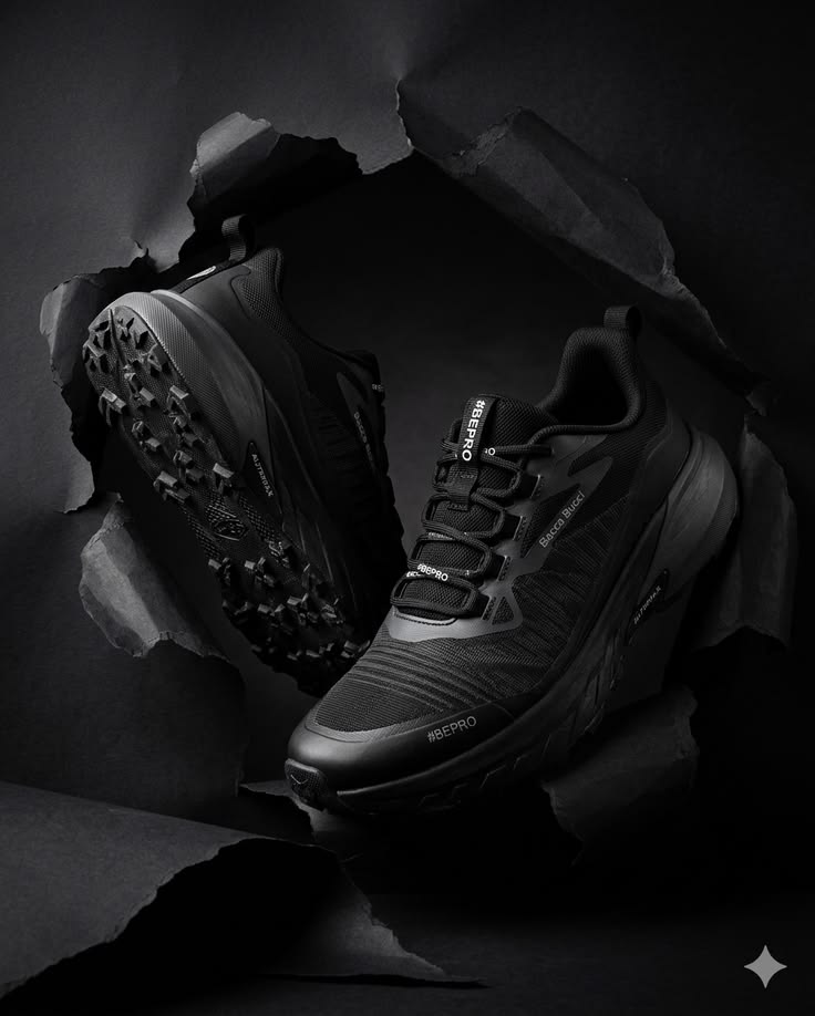 black shoes